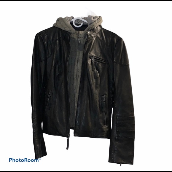 Wilsons Leather Jackets & Blazers - sale‼️ Wilson’s Vintage hooded leather jacket